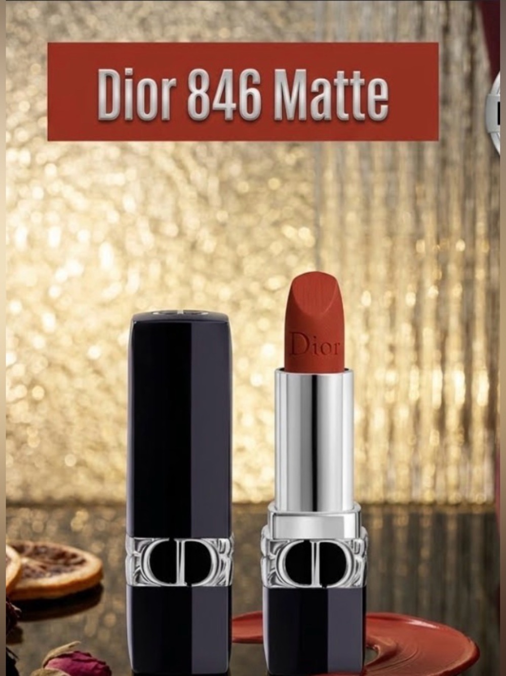 Rouge Dior - 846 CONCORDE Matte - NEW - NO BOX